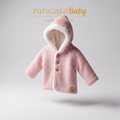 CHAQUETÓN PELO PANGASA ROSA