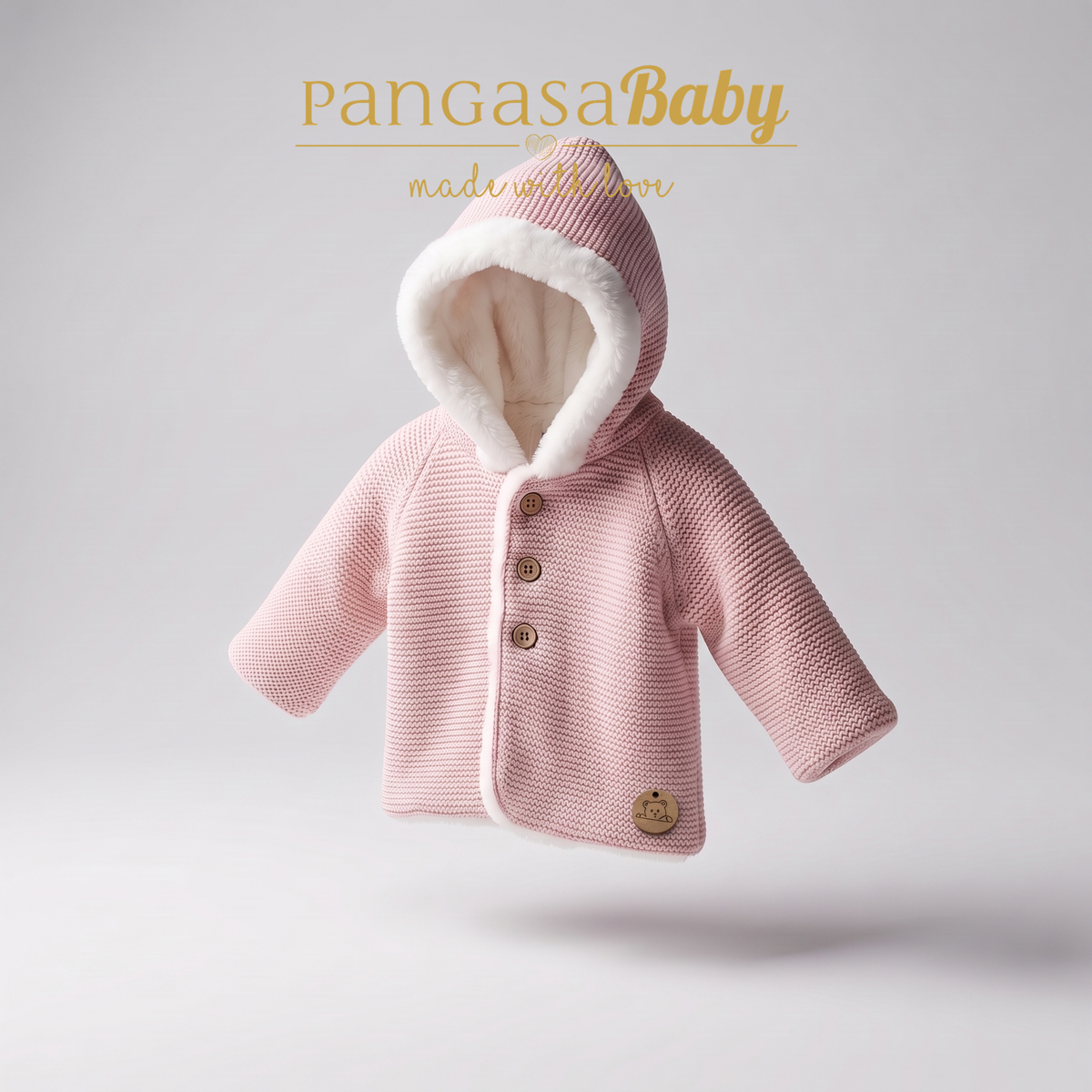CHAQUETÓN PELO PANGASA ROSA