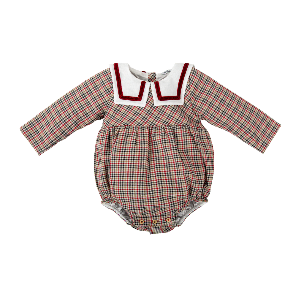 PELELE TARTÁN CUELLO MARINERO
