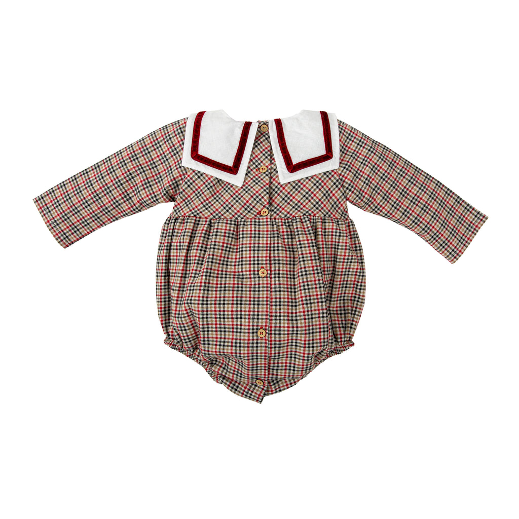 PELELE TARTÁN CUELLO MARINERO