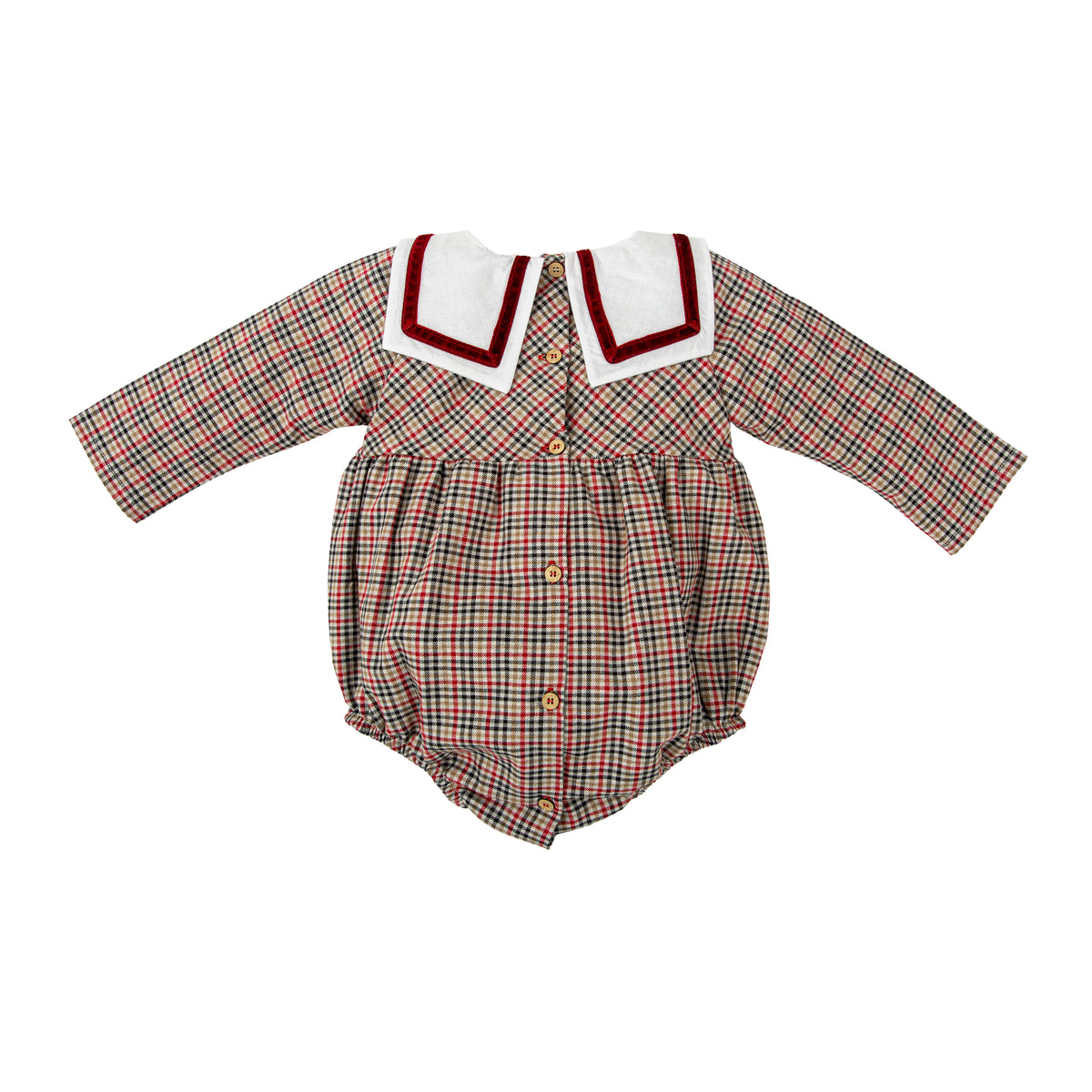 PELELE TARTÁN CUELLO MARINERO
