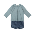 CONJUNTO BLUSA VICHY Y BOMBACHO