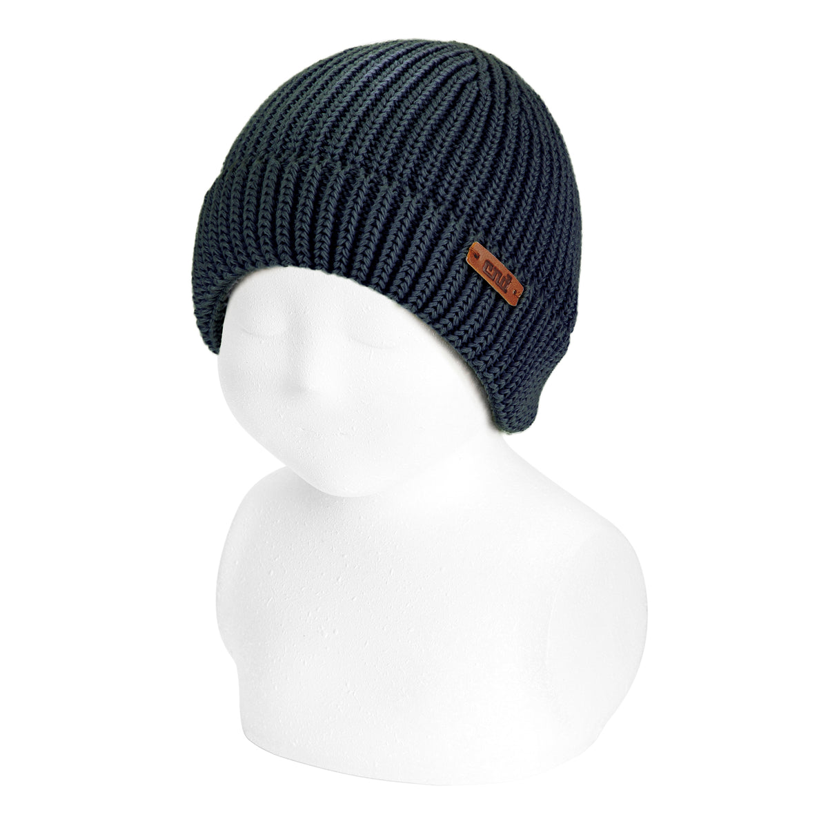 GORRO PUNTO PERLADO MARINO