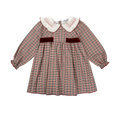 VESTIDO TARTÁN CUELLO