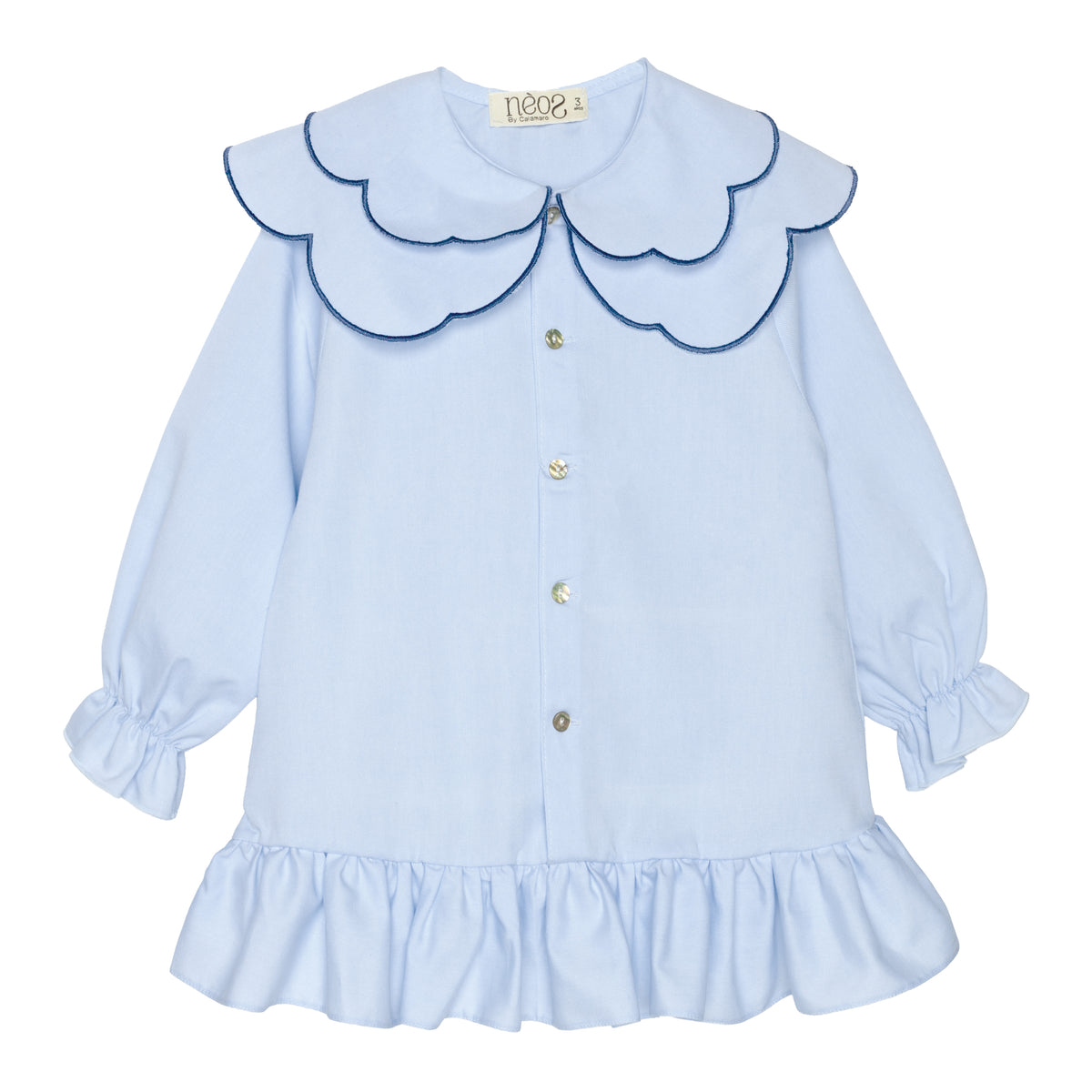 VESTIDO CUELLO DOBLE