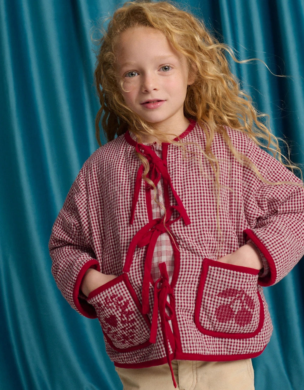 CHAQUETA VICHY CHERRIES