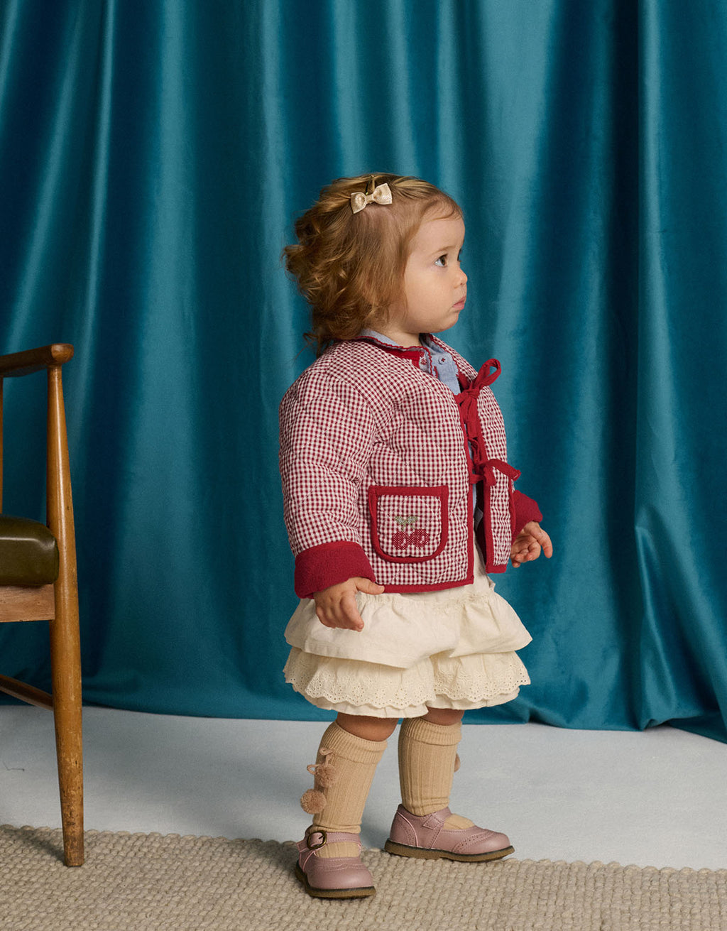 CHAQUETA VICHY CHERRIES