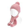GORRO-BUFANDA ROSA PALO