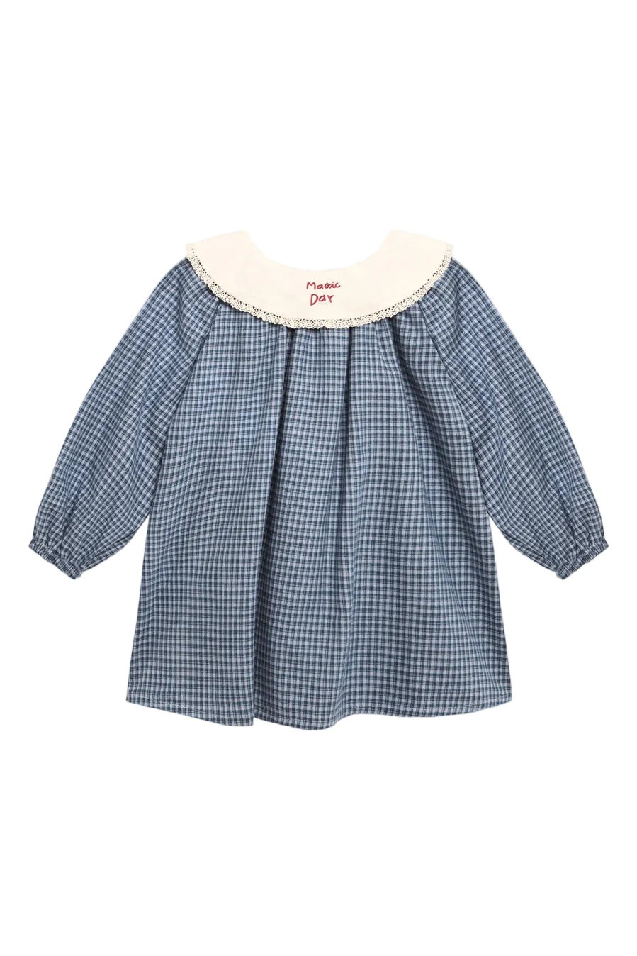 VESTIDO VICHY ÍNDIGO